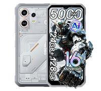 OSCAL MARINE 3 Téléphone Portable Incassable 6.56"" Android 16 24Go+128Go 5000mAh Android smartphone 4G,NFC,Dual SIM - Blanc