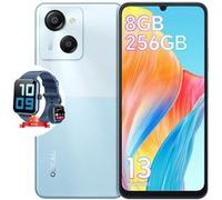 Oscal MODERN 8 Smartphone Débloqué 16Go+256Go 6.52 50MP+8MP 6000mAh Android 13 Gris avec Montre Connectée R30 Gris cendré