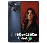 Oscal MODERN 8 Téléphone Portable Débloqué 16Go+256Go 6.52"" 50MP+8MP 6000mAh Android 13 Smartphone Double SIM 4G GPS - Gris