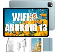 Oscal Pad 50 WiFi Tablette Tactile 10.1 pouces HD+ IPS Android 13 2.4G+5G WiFi 6, RAM 6 Go ROM 64 Go-SD 1 To 5100mAh - Bleu