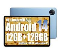 Oscal Pad 7 Tablette Tactile 10.1 800 x 1280 HD Android 14 RAM 12 Go ROM 128 Go/SD 1 To 6600mAh 8MP+13MP Widevine L1 - Bleu Bleu G