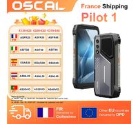 Oscal Pilot 1 [pas de chargeur UE] Smartphone robuste 18 Go (6 + 12), 256 Go, Android 14, 15 000 mAh, double lampe de poche 6,67 pouces, 50 MP, 138 dB, haut-parleur noir