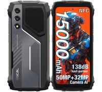 Oscal Pilot 1 Smartphone Robuste 18Go + 256 Go 15000mAh 6.67'' Android 14 50MP Haut-parleur 138dB NFC Double Sim 4G GPS - Noir