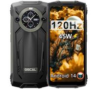 OSCAL PILOT 2 4G Téléphone Portable Incassable,24Go+256Go Nior