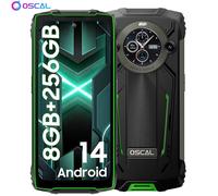 Oscal PILOT 2 Smartphone Incassable 6.5"" Double Écran 16Go+256Go 50MP+32MP 8800mAh Dual SIM - Vert