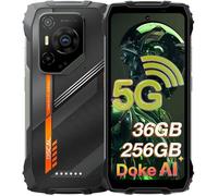 Oscal Pilot 3 5G Smartphone Robuste 36(12+24)Go + 256Go 6.78"" 120Hz 50MP Caméra IP68 étanche Telephone GPS NFC Double SIM - Noir