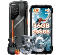 OSCAL Pilot 3 5G Telephone Portable Incassable, Android 15 Telephone Incassable, 36GB+256GB/2To Smartphone Incassable, 6,78" HD+120Hz, 50MP+32MP Night Vision, 5G Dual SIM IP68/IP69K/NFC/GPS