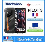 OSCAL PILOT 3 Android 15 36 Go (12 + 24) + 256 Go Smartphone robuste [pas de chargeur UE] 6,78" 7500 mAh 120 Hz 33 W 50 MP + 32 MP + 20 MP NFC noir