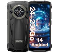OSCAL PILOT2 Smartphone Robuste - 256Go - 6.5"" 120Hz - 50MP - 8800mAh - IP68 Téléphone Portable - NFC - GPS - Double SIM - Noir