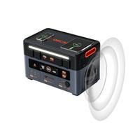 OSCAL PM2400 Station électrique Portable 1872Wh Batterie LFP, 2400 W (4800W Crête), Générateur Solaire avec Deux Haut-Parleurs/5ms ASI/on Grid/16 Ports/DP100W pour la Maison/Camping/Voyages