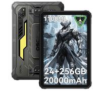 Oscal Spider 10 Tablette Tactile Incassable, 20000mAh,1100ML Lampe de Camping, 24Go+256Go/2To, Android 15,IP69K,NFC,PC Mode,Stylet
