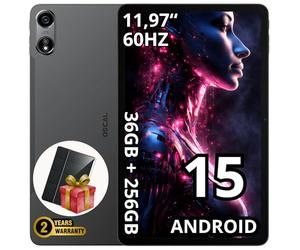 OSCAL Tab Pad 100 | Écran 12″ IPS 2K | 36GB + 256GB (Extensible 2TB) | Octa-Core Unisoc T615 | 16MP+8MP Caméras | Batterie 9000 mAh | LTE | GPS | Dual SIM | 2 Ans Garantie | Gris Sidéral