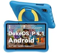 OSCAL Tablette Enfants 10 Pouces,Android 15,Contrôle Parental, 12Go RAM+128Go ROM/512Go TF, WiFi 6, Octa-Core,Tablette Éducative,Protection Yeux HD,5100mAh,pour Enfants 3 à 12 Ans,EVA étui Enfant,Bleu