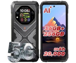 OSCAL TANK 1 5G Telephone Portable Incassable avec Ecran Secondaire 2,01", 20000mAh/55W, 36Go+256Go/2To, 6,78"FHD+ 120Hz, 64MP+20MP Vision Nocturne, Android 15 Smartphone Incassable,IP68/IP69K/NFC/GPS
