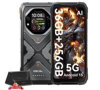 OSCAL TANK 1 - Smartphone incassable 5G 6,78"" FHD+ 120Hz, 36+256Go, 20000mAh, 64MP, Android 15