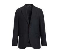 Oscar Jacobson - Blazer Regular Fit Microstructure Bleu Marine - Homme - Vestes - Bleu - Taille: 3XL