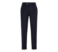 Oscar Jacobson - Denz Slim Fit Stribede Flannelbukser - Homme - Pantalons - Bleu - Taille: 2XL