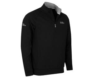 Oscar Jacobson Hommes Trent Tour Stretch Golf Pull - Noir - L