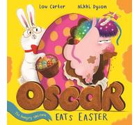 Oscar la licorne affamée mange Pâques