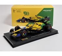 Bburago 1/43 - Mclaren Mcl38 - 2nd Monaco Gp 2024 (O. Piastri) 38215-Sp-Bburago