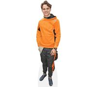Oscar Piastri (Orange Jumper) Silhouette en carton Taille Mini