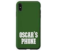 Oscar Téléphone Oscar Nom Personnalisé Blanc Vert Coque pour iPhone XS Max