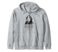 Oscar Wilde Be Yourself Citation littéraire Sweat à Capuche