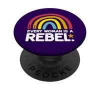 Oscar Wilde Citation Positive « Every Woman is A Rebel Gifts » PopSockets PopGrip Adhésif