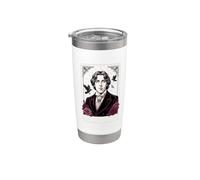 Oscar Wilde Poète Gobelet isotherme en acier inoxydable double paroi