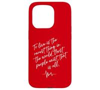 Oscar Wilde Quote to Live is The Rarest Thing in The World Coque pour iPhone 15 Pro