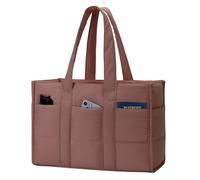 oscaurt Tote Bag Puffer Sac à main pour femme avec compartiment pour ordinateur portable Grand sac de travail pliable Sac de voyage étanche 20 l Sac à bandoulière pour le travail et les voyages