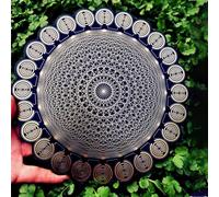 Oscillateur multi-ondes Tesla bobine avec 24 bobines pour énergie de l'eau et équilibrage harmonique, idéal pour la méditation