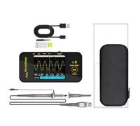 Oscilloscope automobile facile à transporter avec écran LCD de 8,1 cm et bande passante 10 MHz - Appareil de test rechargeable pour une utilisation facile sur le terrain - Amplificateurs sonores