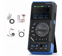 Oscilloscope, multimètre numérique portable 3 en 1, source de signal de bande passante 10 MHz, taux d'échantillonnage 48 MS/s, nombre de 19999, oscilloscope portatif pour débutants, instrument