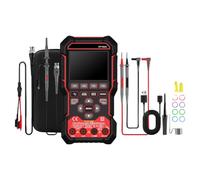 Oscilloscope multimètre portable HT180A | Lecture RMS de 25 000 points, visionneuse de forme d'onde, fonction générateur pour l'inspection des composants