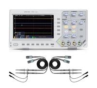 Oscilloscope numérique 2/4 canaux, bande passante 110 MHz/Z, fréquence d'échantillonnage 1 Géch/s, 5 mV/div, écran LED 7 pouces, communication SCPI/LabView(DOS1104)
