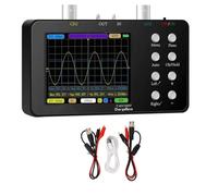 Oscilloscope Numérique, 2 en 1 Oscilloscope et Générateur de Signaux, 50 Ms/s Oscilloscop 2 Canaux Portable Professionnel de Poche avec Écran LCD 3,2 Pouces, pour Réparation Électronique Automobile