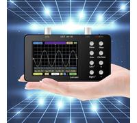 Oscilloscope numérique double canal 10 MHz bande passante et générateur de signal avec fonctions de compression et d'extension de la mémoire pour une analyse détaillée du signal (hôte + 2 pinces)