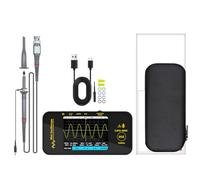 Oscilloscope numérique portable de 8,1 cm avec écran couleur pour une analyse précise des signaux dans diverses applications Oscilloscope de stockage de données