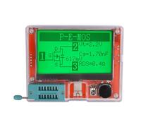 Oscilloscope numérique portable, testeur de transistor, multimètre multifonction, tension de diode, détection LCR, sortie PWM, avec boîtier en acrylique(With Battery)