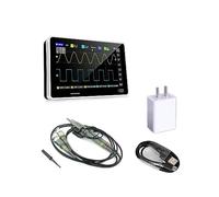 Oscilloscope, Oscilloscope de tablette numérique 1013D double canal bande passante 100M taux d'échantillonnage 1GS écran tactile capacitif + gestes(1013D)