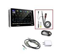 Oscilloscope, Oscilloscope de tablette numérique 1013D double canal bande passante 100M taux d'échantillonnage 1GS écran tactile capacitif + gestes(High)