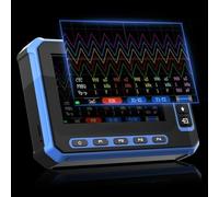 Oscilloscope portable à 5 canaux, bande passante de 1 MHz, fréquence d'échantillonnage de 3 Msps, connectivité USB, écran de 10,9 cm pour la réparation d'analyse de signal (OS-5C-WIFI)
