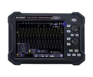 Oscilloscope portatif VOLTCRAFT DSO-5072H 70 MHz 2 canaux 1 Géch/s 40 Mpts 8