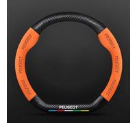 OscitY Voiture Cuir Volant Caches, pour Peugeot 107 108 206 207 207 CC 208 307 307 CC 308 308 CC 406 407 Antidérapant Respirant Durable Confortable Protecteur Couvre Accessoires