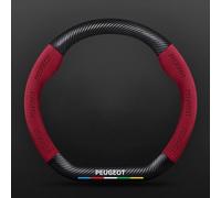 OscitY Voiture Cuir Volant Caches, pour Peugeot 107 108 206 207 207 CC 208 307 307 CC 308 308 CC 406 407 Antidérapant Respirant Durable Confortable Protecteur Couvre Accessoires