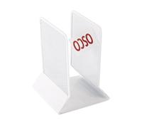 OSCO Arctic White Wire Mesh Bookend
