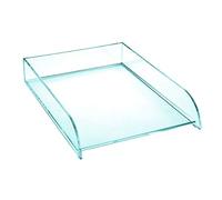OSCO ASLT-GL Glass Look Acrylic Stacking Letter Tray,Glass Look (Slide & Stack)