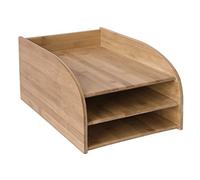 Osco Bamboo Three Tier Letter Tray BAM-3TT