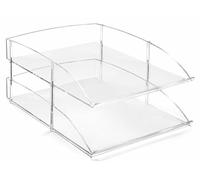 Osco Clear Acrylic Double Letter Tray 3038